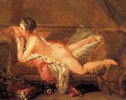 Francois Boucher Reclining Gril painting